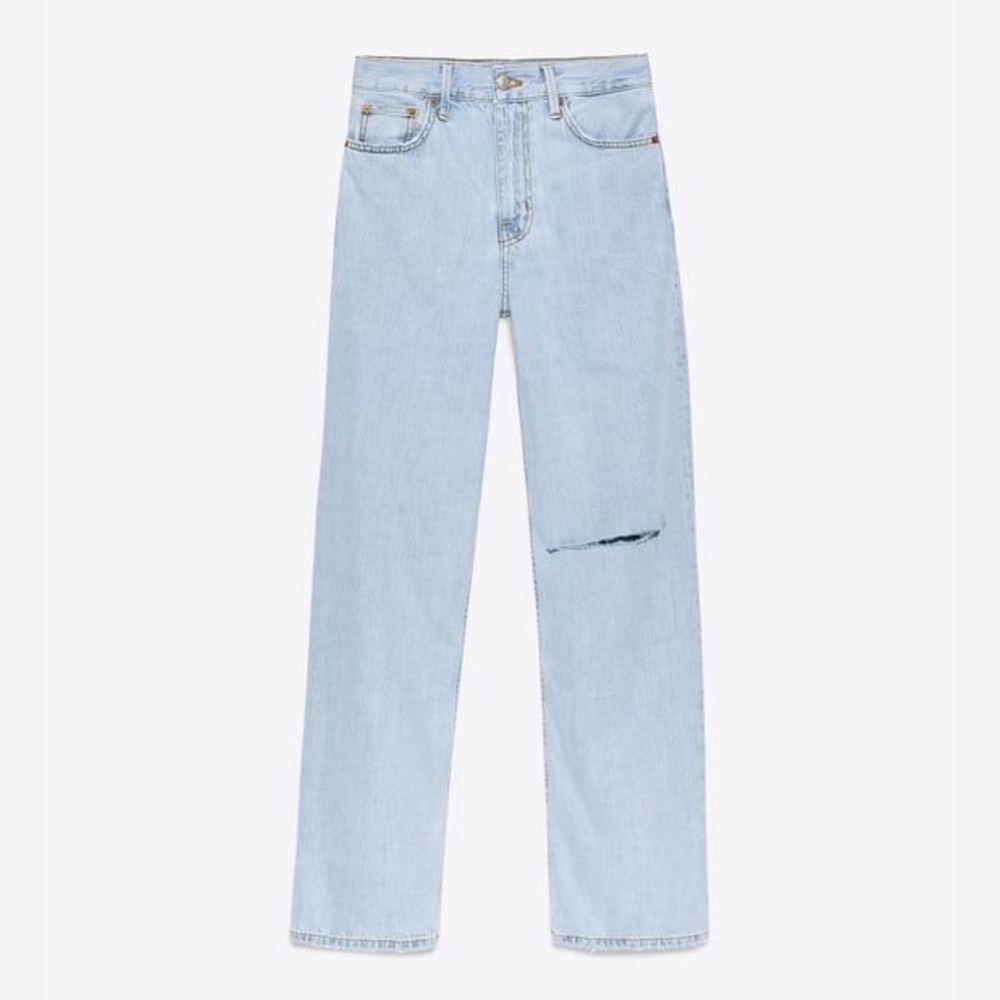 Zara Knee Slit Jeans
